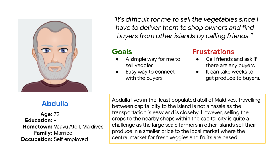 Abdulla's persona