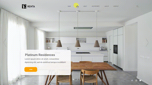 renta-high fidelity prototype