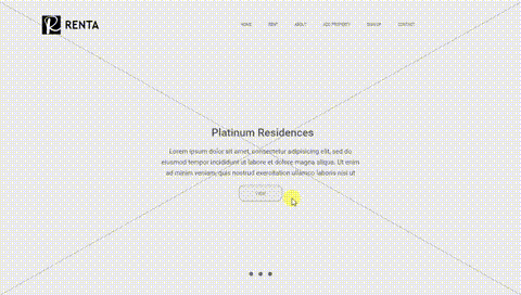 renta website prototype